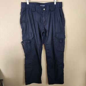 5.11 Tactical Womens Dark Navy Taclite EMS Ripstop Straight Leg Pants-Size 16